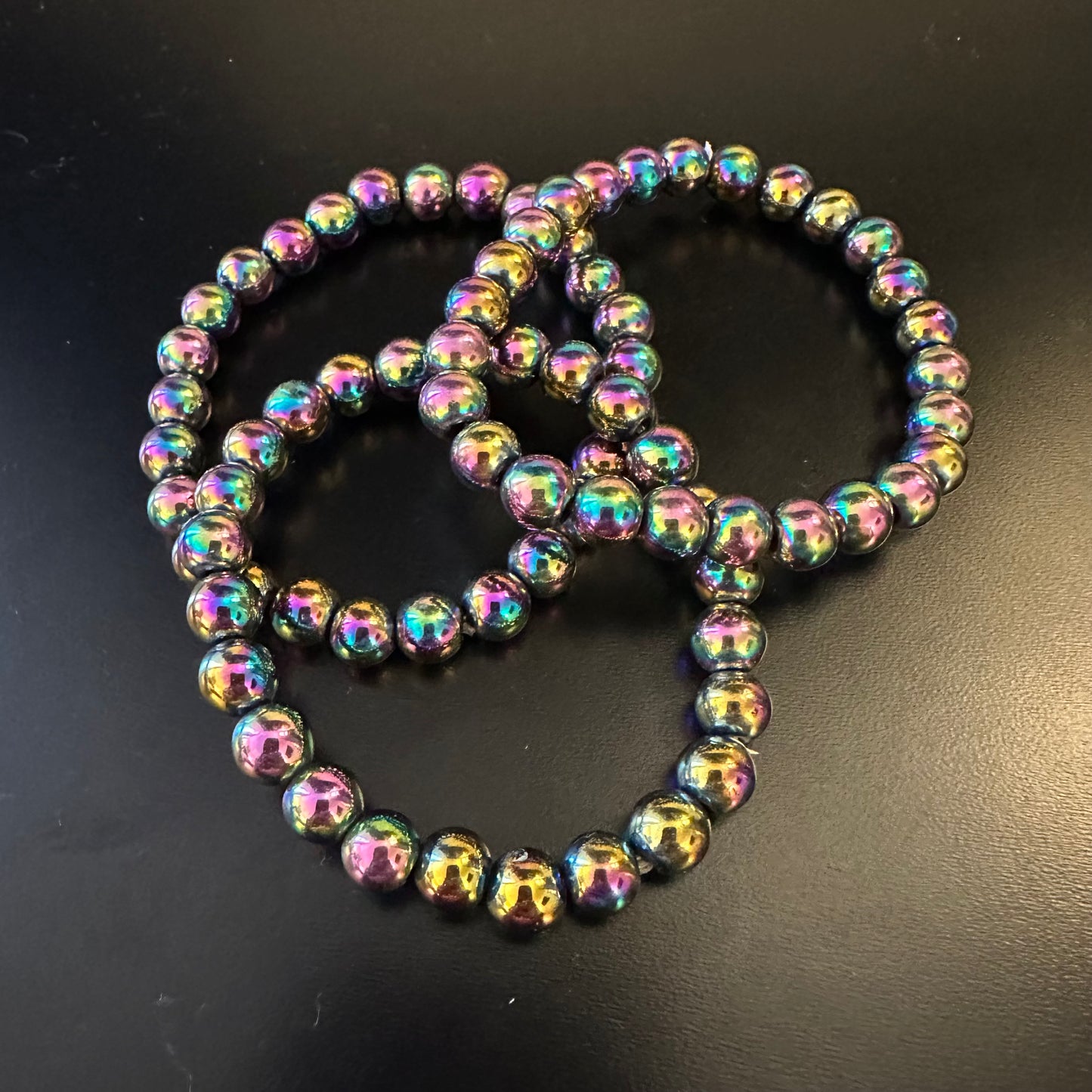 Rainbow Hematite Bracelet