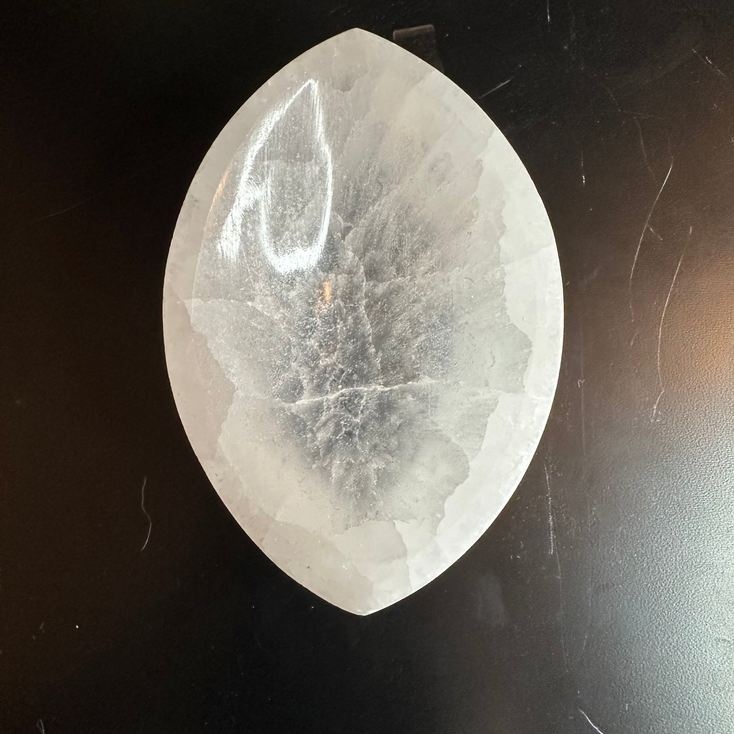 Oval Selenite Bowl