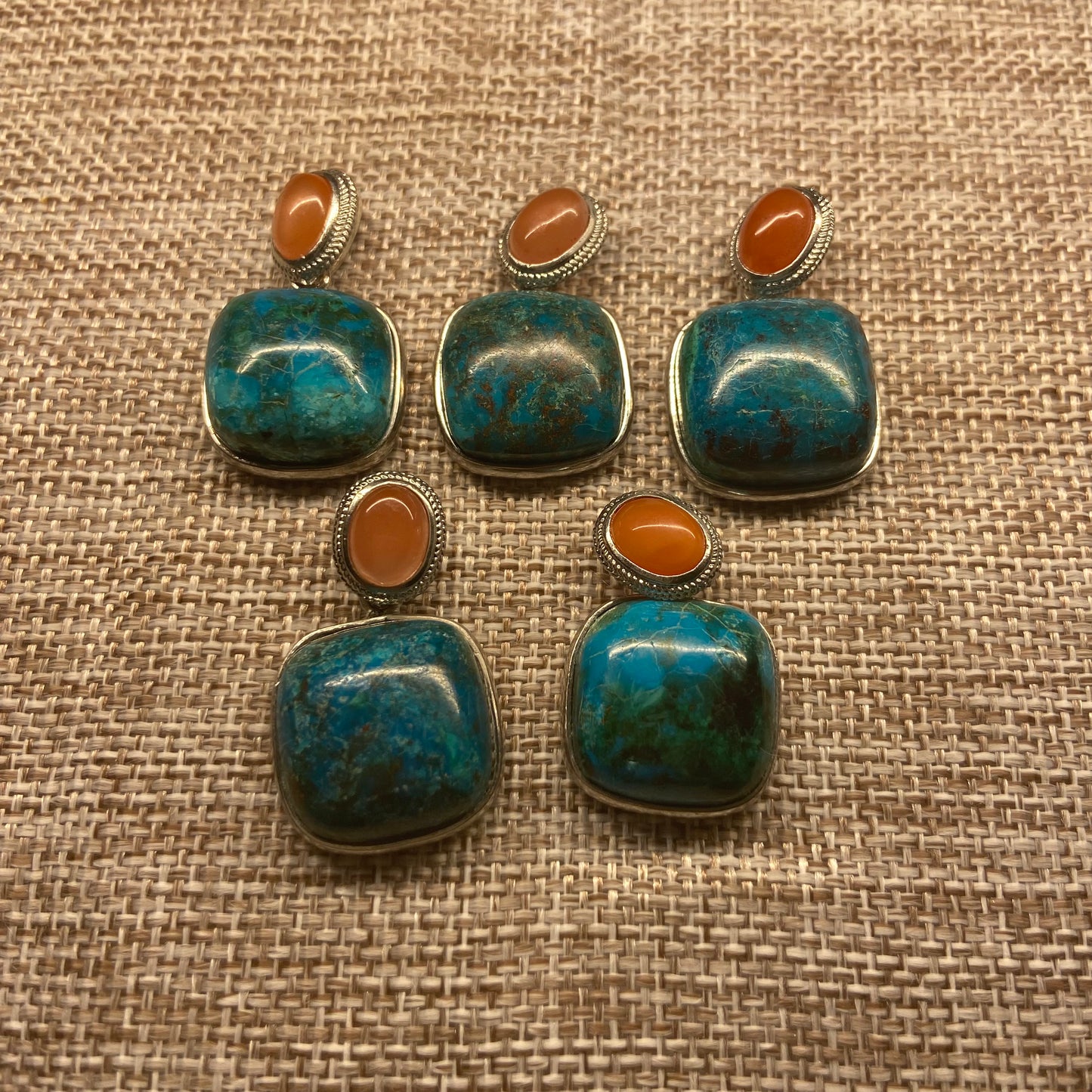 Chrysocolla Pendant Necklace