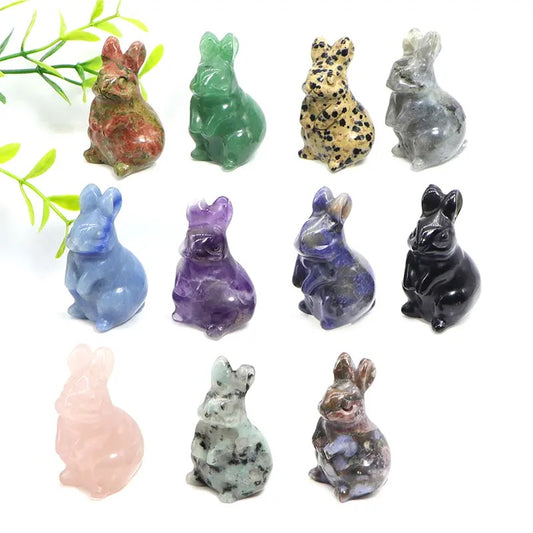 Bunny Carvings (Mixed Materials)